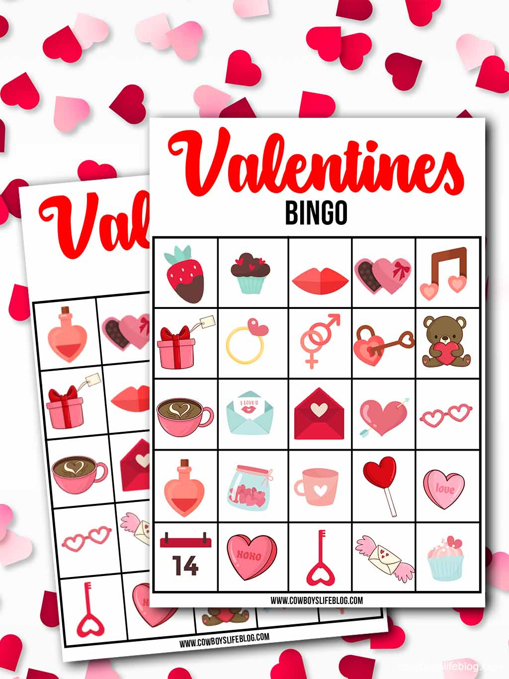 Free Printable Bingo Cards For Valentine's Day