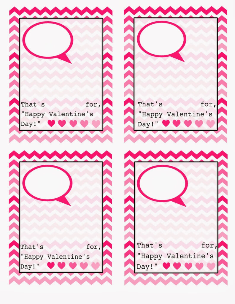 Printable Valentines Day Card Template