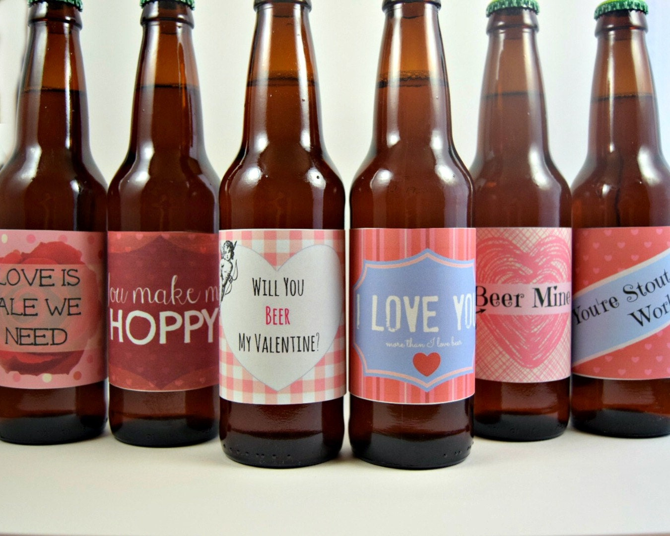 Beer Valentine Printable Labels