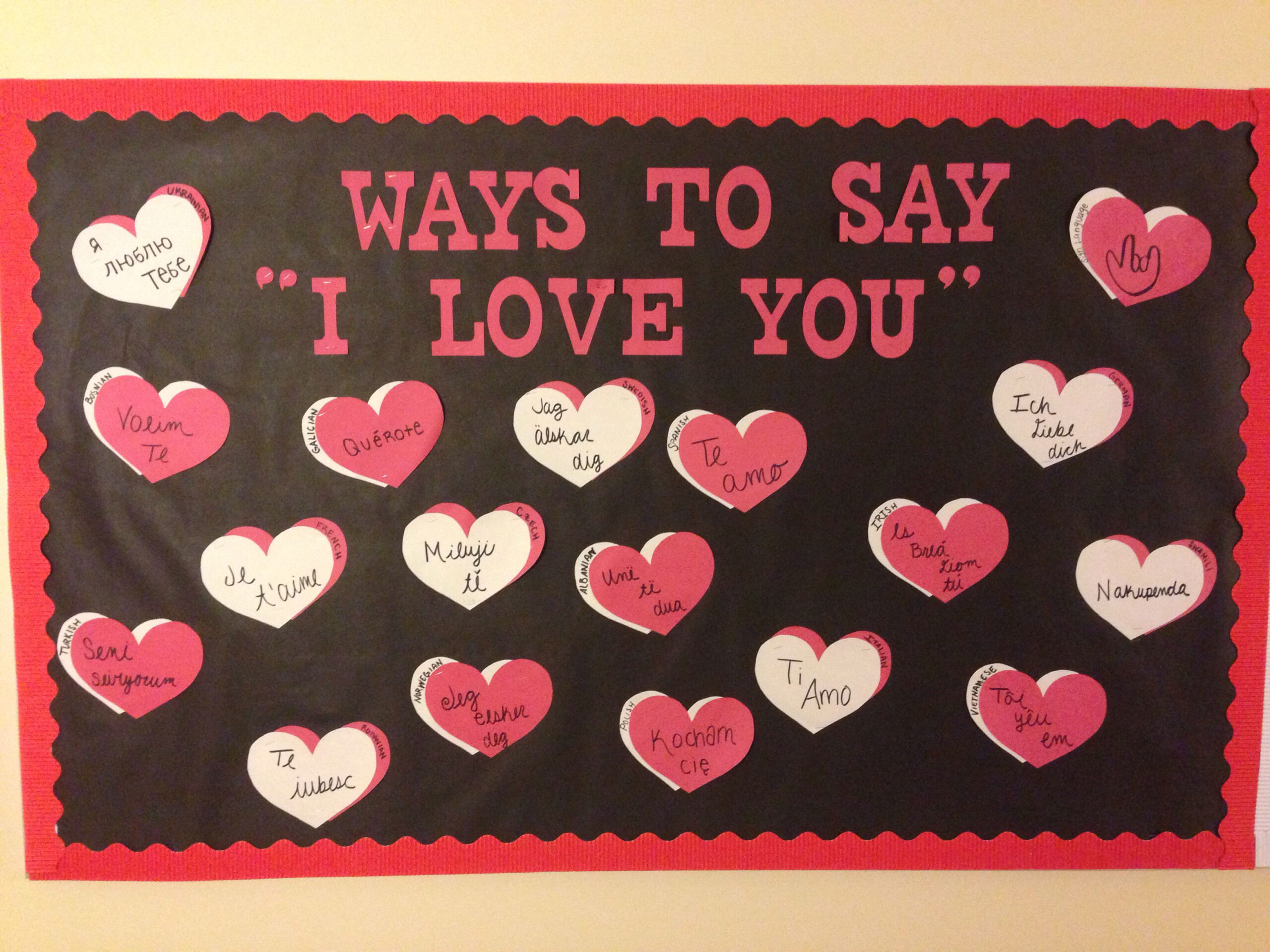 Valentine's Day Bulletin Board Free Printable