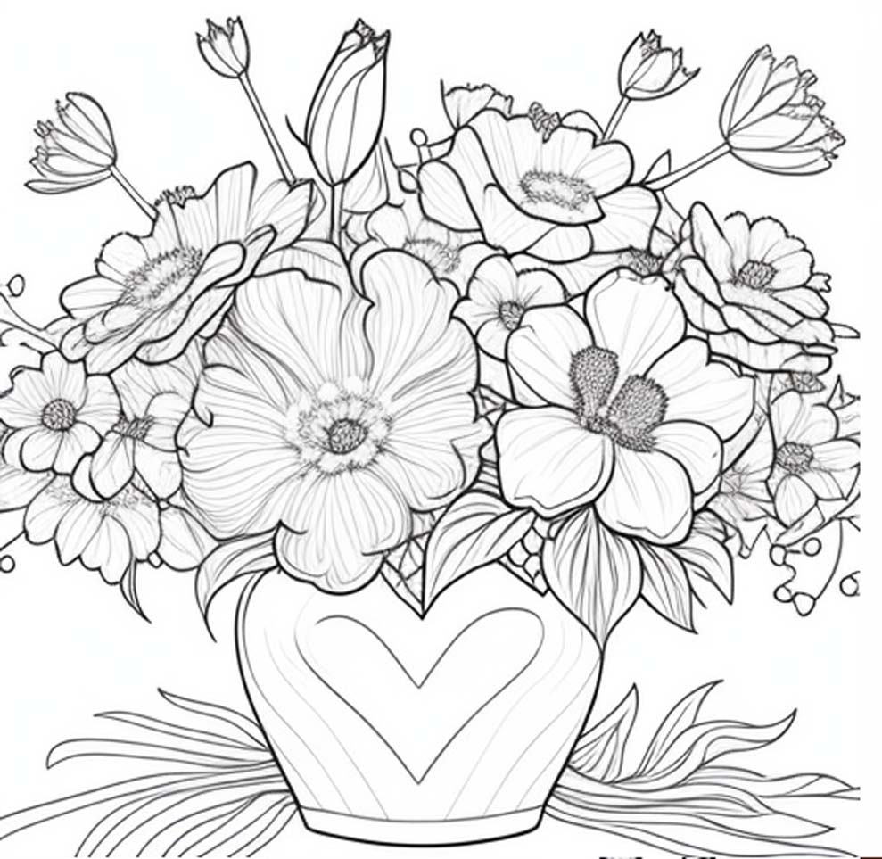 Printable Valentines Day Coloring Sheets
