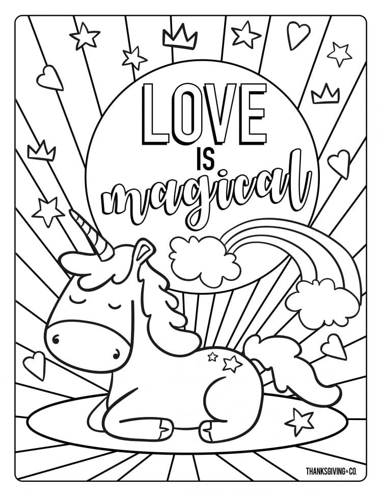 Valentines Day Coloring Sheets Free Printable