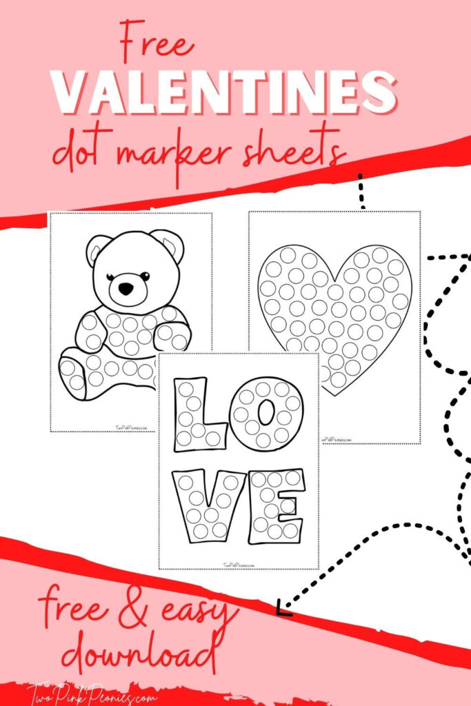 Valentine Dot To Dot Printables