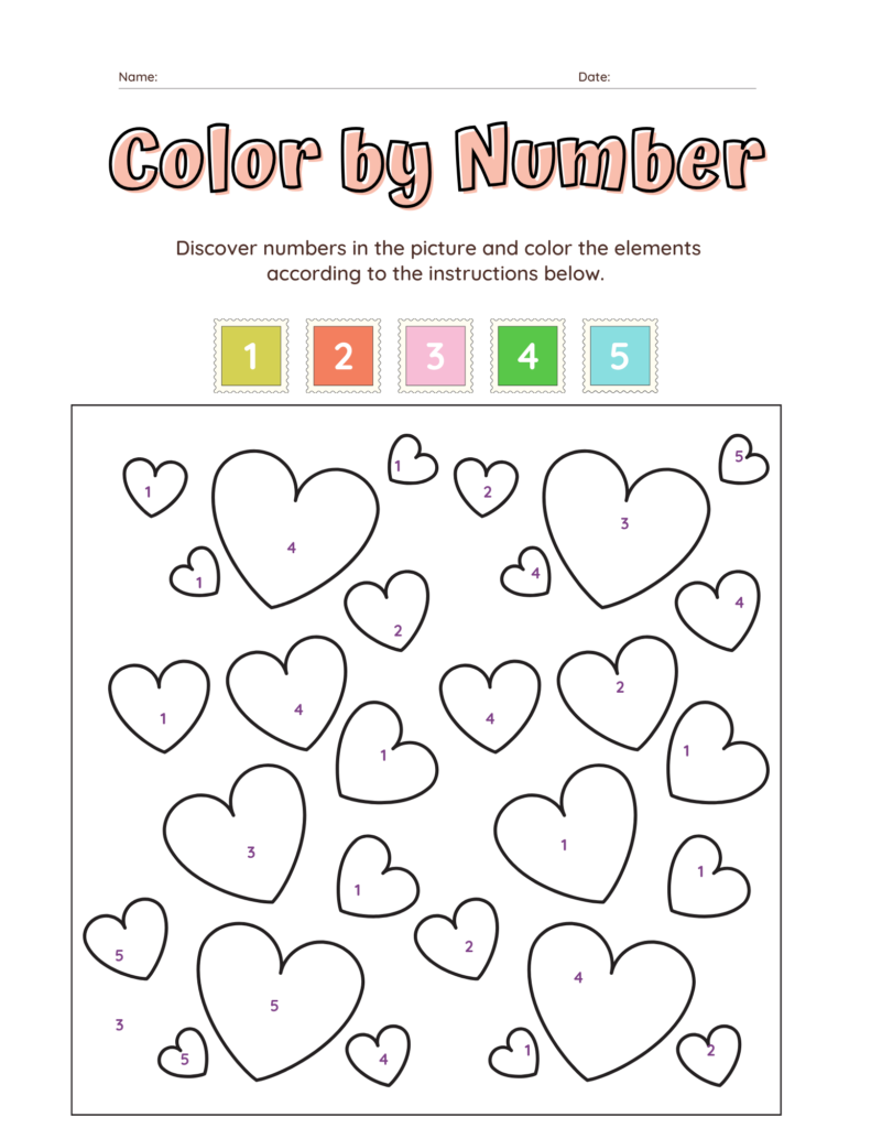 Free Valentine Worksheets And Printables