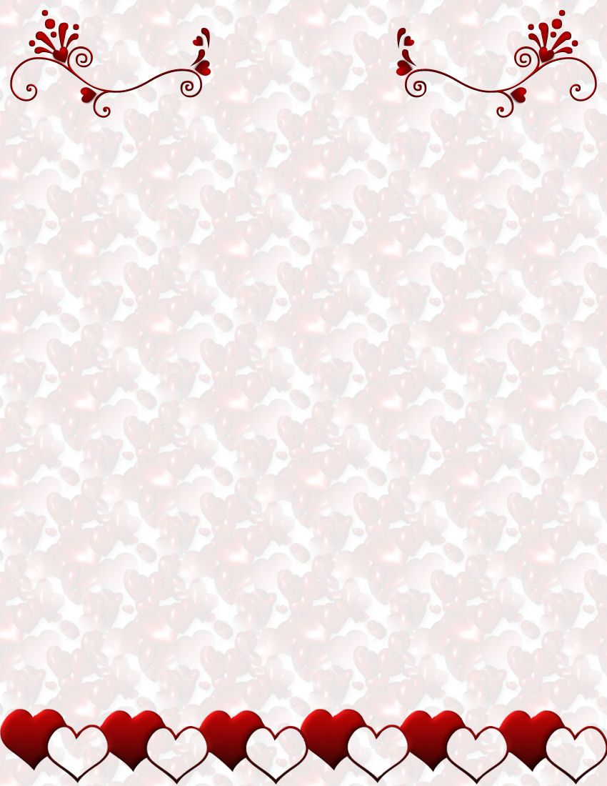 Valentine Stationery Free Printable