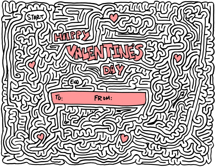Free Printable Valentine Mazes