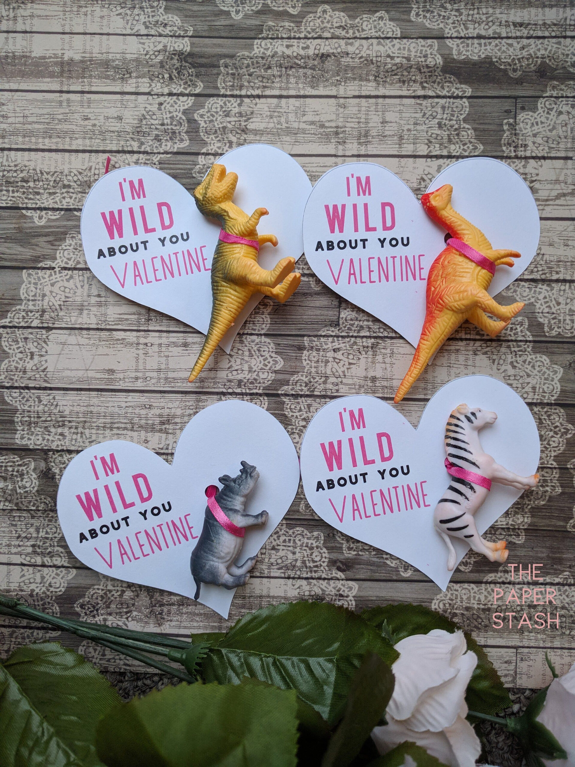 I'm Wild About You Valentine Free Printable