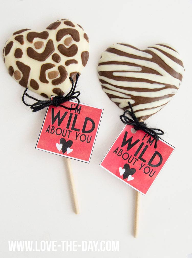Wild About You Valentine Printable