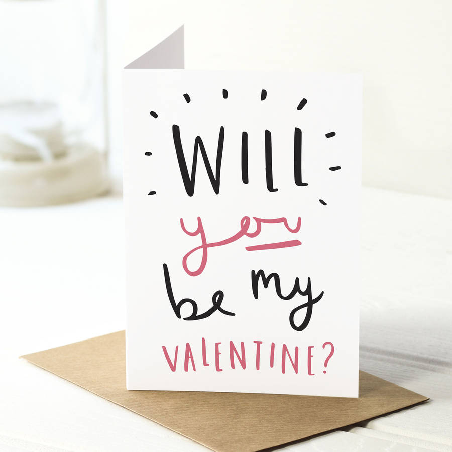 Printable Will You Be My Valentine