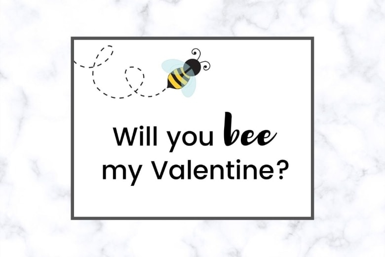 Printable Will You Be My Valentine