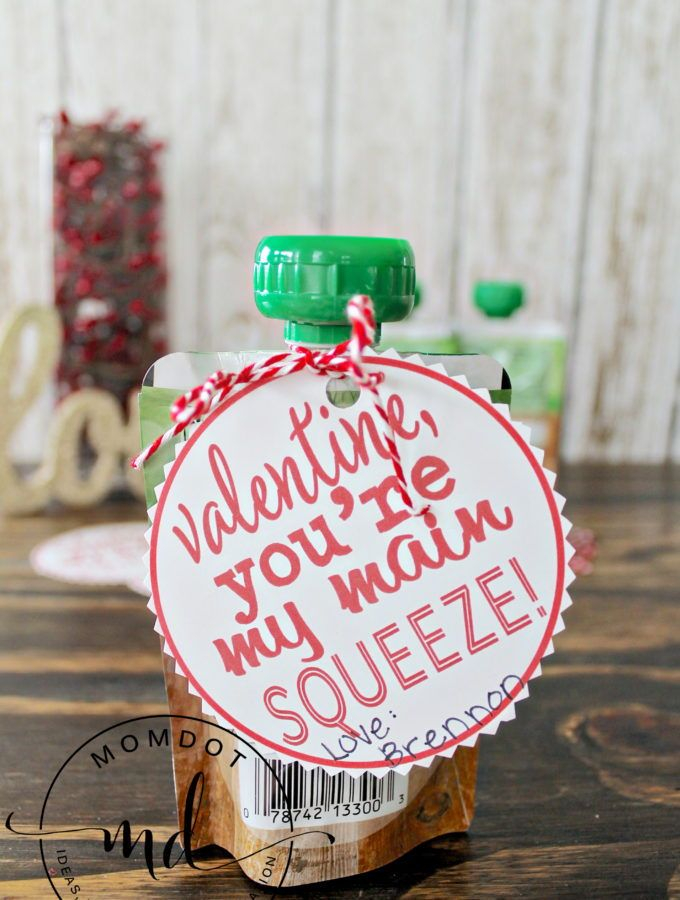You're My Main Squeeze Valentine Printable