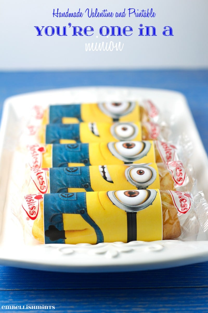 One In A Minion Valentine Printable