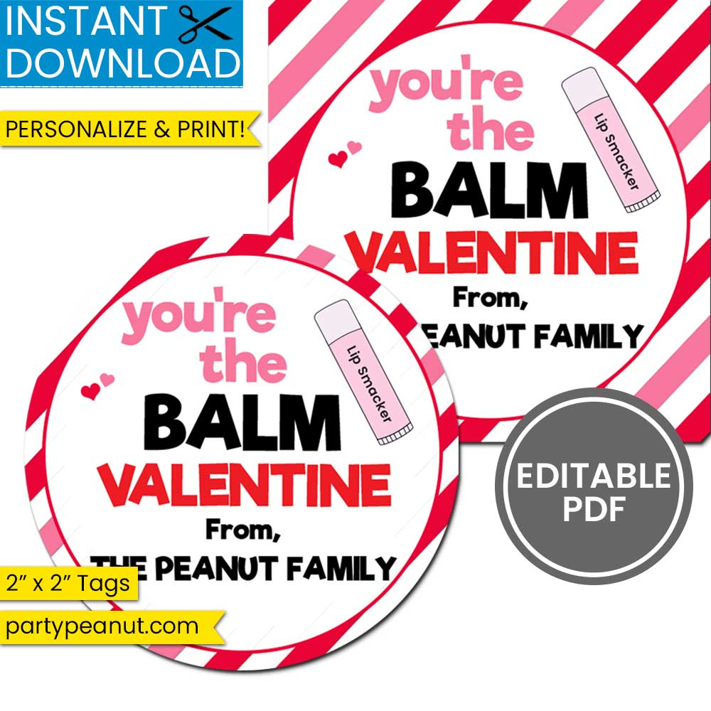 You're The Balm Valentine Printable